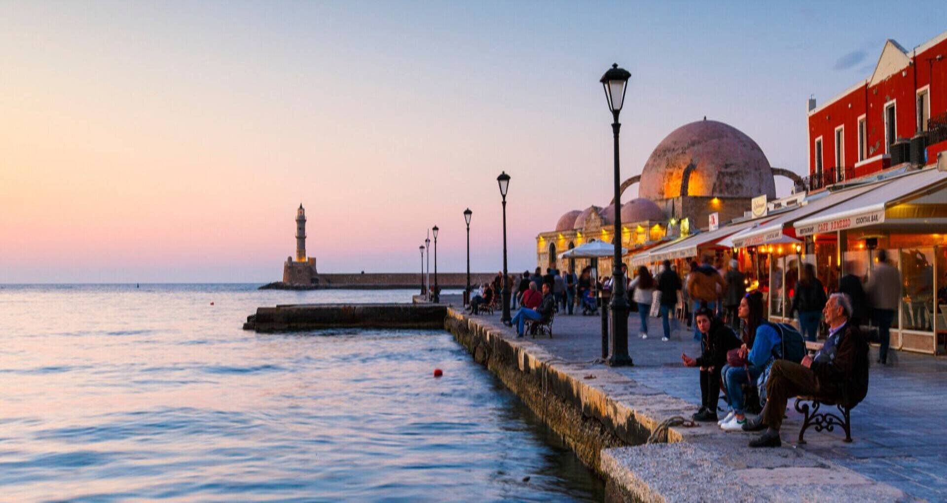 Chania-Port-Sea-Lighthouse-Mosque